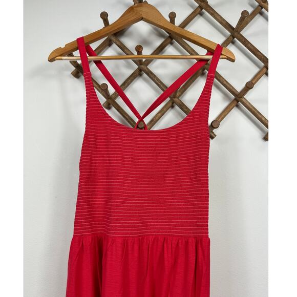 Nation LTD Penelope Cross Back Midi Dress in Cherry Bomb Size XXL - Picture 6 of 10